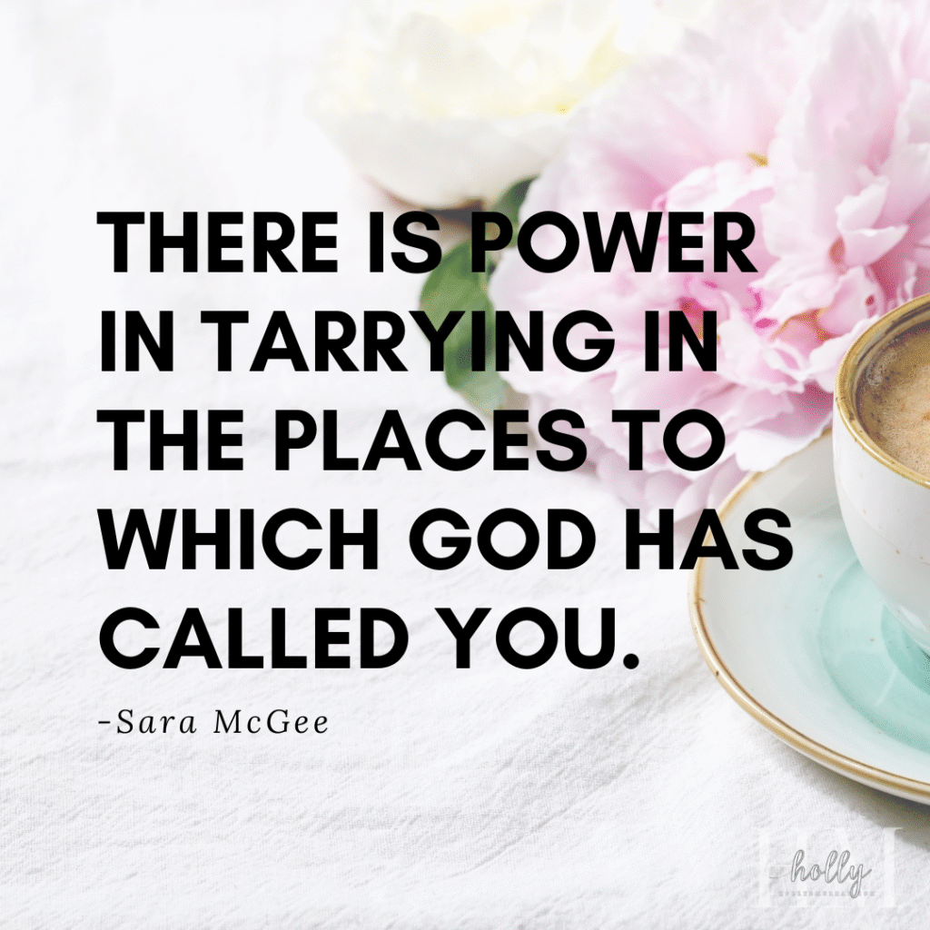 God meets us in the ordinary.