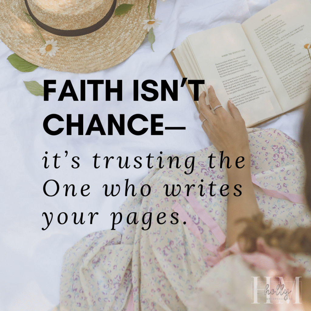 Faith isn't chance
